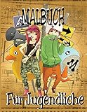 Malbuch für Jugendliche (zur Entspannung, Band 1) by