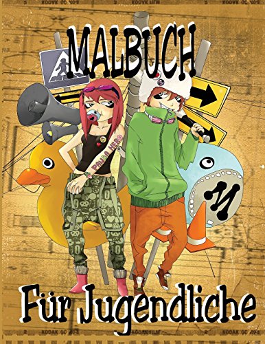 Malbuch für Jugendliche (zur Entspannung, Band 1)