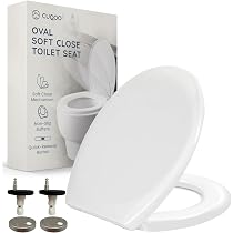Abattant WC Ovale Fermeture Amortie - CUQOO Blanc