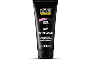 Nirvel NUTRE COLOR FLUOR Chicle 200 mL Mascarilla Profesional - Coloración temporal - Nutrición y brillo