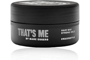 THAT'S ME BY MARC EGGERS That's ME di Marc Eggers TAHT'S ME Uomo 100ml - Migliore cera per capelli per una presa forte con olio di mandorle - per tutti i tipi di capelli realizzati con parrucchieri professionisti italiani