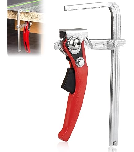 Serre-Joint Rail De Guidage 210x60mm Robuste - Pince Menuisier Pour Collage, Soudure Et Coupes Précises