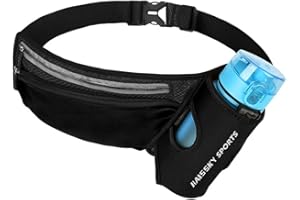 HAISSKY SPORTS Étanche Courir Ceinture Extérieure Taille Sac, Bouteille d'eau Pack de Support pour Téléphone, jusqu'à 6.2 Pouces pour iPhone, Sumsung, Huawei pour Courir Randonnée Cyclisme