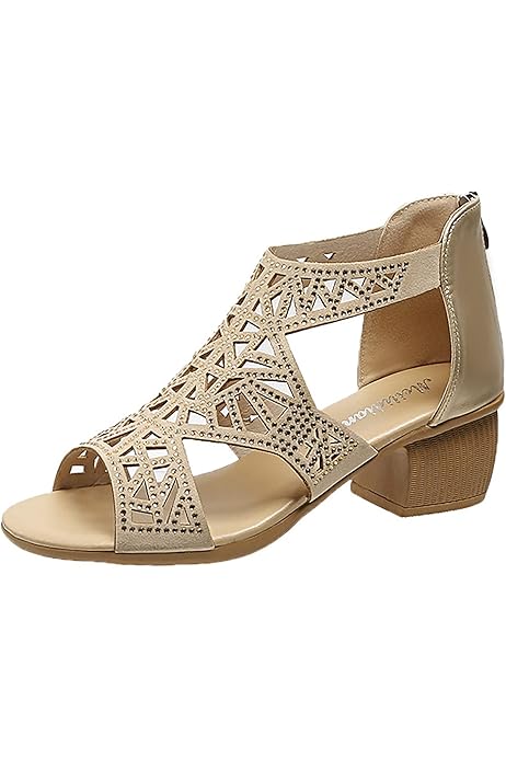 Sandali Estivi Sandali Punta Intrecciata Sabot Donna Con Tacco