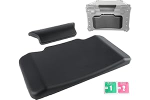 ‎HERCHR Motorrad Kofferraum Rückenlehne, 30x17x3cm/11,81x6,69x1,18Zoll Universal PU Leder Motorrad Gepäckbox Rückenkissen E Fahrrad Rückenpolster Backrest ATV Heckbox Beifahrer Rückenlehne Stoßfestes Polster