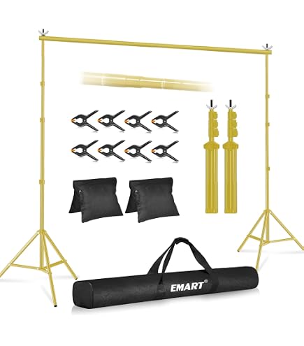 Selens Green Screen Hintergrund 3x3m – Chromakey Musselin Für Foto, Video, Live-Streaming, Mit 4 Clips