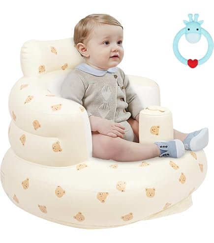 Erconsso Canapé Pour Enfant, Chaise De Canapé Cartoon Ours, Fauteuil En Peluche De Bébé, Fauteuil Inclinable Pour Tout Petits, Pour Apprendre Assis, Lire Se Détendre Se Blottir, 50x50x42cm