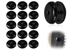 Emezddo 15 piezas tope de cinturón de seguridad,soporte de hebilla de cinturón de coche,hebilla antideslizante,adaptador de cinturón de seguridad,botón de tope de cinturón de seguridad(negro)