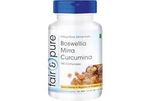 Fair & Pure® - Boswellia Mirra e Curcumina con Vitamina D3-180 Compresse