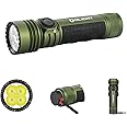 OLIGHT Seeker 4 Pro Bright Flashlights with Flashlight Holster, LED Flashlight rechargeable Torch Two Charging Options| Waterproof |4600 lumens for Emergencies, Outdoor, Working（OD Green）