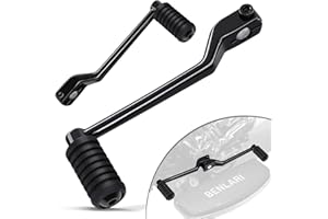 Benlari Heel Toe Shifter Lever Fit for Harley FL Softail 1986-2017, Trike 2008-2024, Touring Street Glide Road Glide Street Glide Road King Electra Glide 1988-2024, (2, Black)