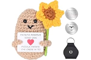 qianduoduo Regalo Originale e Divertente | Patata Positiva Italiano Idee Regalo Donna Compleanno | Regalo Uomo | Compleanno Uomo Donna | Pensiero per San Valentino, Amica, Sorella