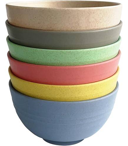 Assiettes Hobein 6 Pièces - 25.4cm Incassables | 6 Couleurs | Lave-vaisselle Et Micro-ondes | Pour Enfants Et Adultes