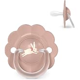 Suavinex, Pacifier for Babies 0/6 Months and Newborns, SX Pro Silicone Physiological Teat, Symmetrical, Flat and Flexible, Re