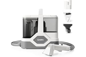 Livatro Lavatappeti e Divani Lava e Asciuga, 600W 16KPa Lavatappeti, Serbatoio da 2,3L, Lava Divano con Sistema di Autopulizia, Aspirapolvere Tessuti per Divano, Tappeti, Moquette, Tappezzeria e Auto