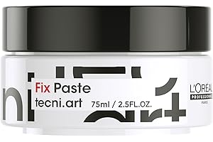 L'Oréal Professionnel, Pâte de coiffage Fix Paste, Force 7, Tenue Longue Durée & Fixation 24h, Rendu Mat sans Effet Carton ni Résidus, Non Gras & Non Collant, 75 ml