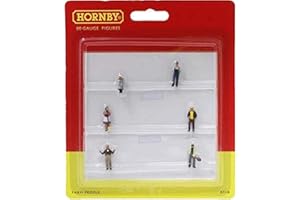 Hornby R7118 Farm People for Model Railway OO Gauge, Model Train Accessories for Adding Scenery, Dioramas, Woodland, Buildings and More, Model Making Kits - 1:76 Scale Model Accessory