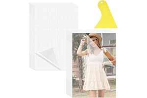 HPMJZ 50 sztuk folii do laminowania A4, skrobak, folia do laminowania, przezroczysta, wodoszczelna, samoprzylepna, do zamykania naklejek fotograficznych, opakowań kart do użytku domowego, biura, szkoły i