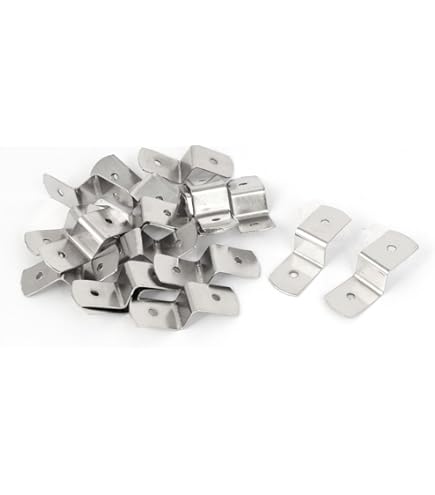 30mm x 13mm x 7mm Forme Z Métal Cadre Photo Image Supports Supports 20Pcs