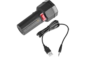 TOPINCN Barbecue Motor, DC 5V BBQ Rotator Motor Plastic Grill Motor with 1m USB Boost Wire Low Noise for Barbecue Grill Picnic Roaster Black