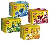 Lego Kreativ-Box-Set 4-teilig, bestehend aus: 10706 blau, 10707 rot, 10708 gr�n, 10709 orange - Lego
