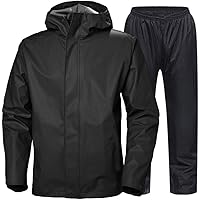 Zoom Rain Coat for Men Waterproof for Bike-Reversible Double Layer with Hood Top and Bottom Packed in a Storage Bag
