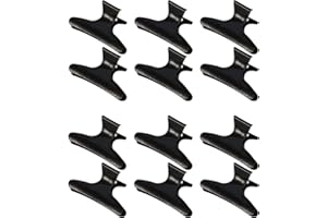 NOTHERS Garra de Pelo de Salón Clips,12 Piezas Clips de Garra Hebillas de Pelo Pinzas de Mariposa para Mujeres y Niñas