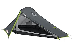 Coleman Bedrock 2 Tent, a compact 2 man dome tent, a light 2 person camping and hiking tent, 100% water-proof