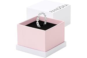 Pandora Moments - Anillo de plata de ley con corazones anudados para mujer