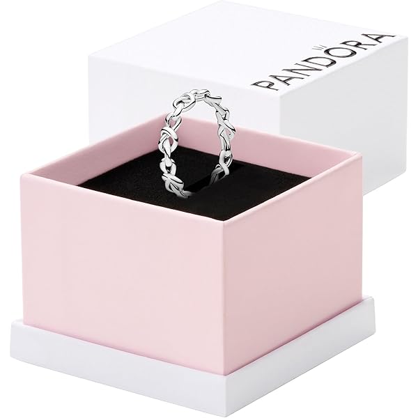 Pandora Knotted Hearts Ring 198018-58: Buy Online at Best