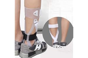 QMZDXH Fußheber-Knöchel-Fußorthese Für Männer Und Frauen, Knöchel-Orthese Mit Stabilen, Festen Riemen Fuß Drop Orthese Fußheber-Orthese Für Schlaganfall-Hemiplegie Schlaffer Fuß