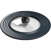 Kochblume Silikon-Überkochschutz – Für Töpfe 14-18 Cm, Als Spritzschutz & Dampfgaraufsatz, Spülmaschinenfest