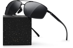 kunchu Sunglasses-Mens-womens Polarised Rectangular Sunglasses-Ladies Lightweight Metal Frame UV400 Protection Retro Sunglasses Sports Sunglasses Travel Sunglasses