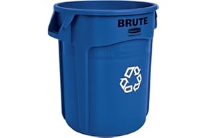 Rubbermaid Commercial Products Brute FG262073 - Cubo de basura, capacidad de 75.7 l, azul
