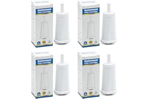 BIHARNT Lot de 4 Filtres à Eau pour Sage Machine à Café, Sage Barista Express Filtre Compatibles avec BES008/BES810/SES875/SES880/SES9890/SES990,41007858