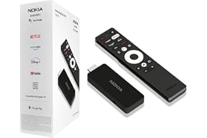 ‎NOKIA Nokia Streaming Stick 800, Android TV (Chromecast, HDMI, H.264, HEVC H.265, Netflix, Prime Video, Disney+)