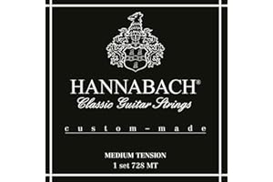 Hannabach Cuerdas de guitarra clásica Serie 728 Medium Tension Custom Made - Juego - 728MT