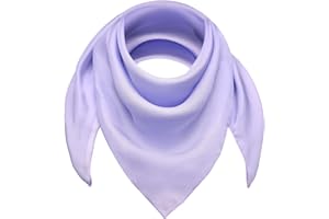 Basic Sense Square Chiffon Scarf Retro Lightweight Neck Scarves Bandana for Women