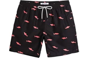 MaaMgic Pantaloncini da Bagno da Uomo Asciugatura Veloce Costume da Bagno per Surf sulla Spiaggia Multi-funzioni Allenamento casa con Fodera in Mesh con Fodera in Mesh