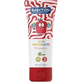 Babyton Doğal &Ccedil;ilekli 2 Yaş ve &Uuml;zeri Flor&uuml;rl&uuml; Diş Macunu 75 ml