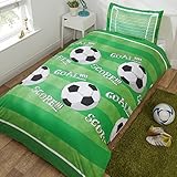 Parure de lit motif terrain de football - Pour lit simple