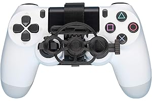 SHEAWA Controller, mini volante da gioco, ricambio per Sony PS4, accessorio per giochi da corsa (fibra di carbonio)
