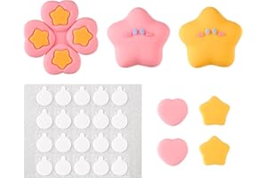 LASUROA Joystick-Kappen für Nintendo Switch, 7stk Silikon Joystick Kappen Niedliche Daumengriffkappen Joystick Abdeckung in Blumenform Kompatibel mit Nintendo Switch/OLED Joy-Con