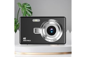 Digitalkamera med 2,4-tums TFT-skärm, 12 MP 1080P-kamera, Digital Point and Shoot-kamera med 16X Zoom Anti Shake, Kompakt Vloggningskamera för Pojkar, Flickor Student