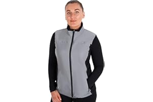 BTR Ladies Cut High Visibility Be Totally Reflective Silver High Viz Gilet – 3 Pockets
