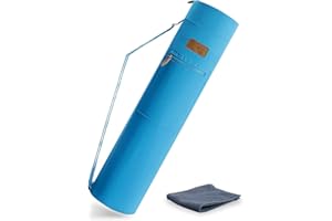 ALLEN & MATE Yoga Mat Bag and Carriers for Women and Men with Face Towel - Portable Multifunction Storage Pockets Canvas Yoga Bags