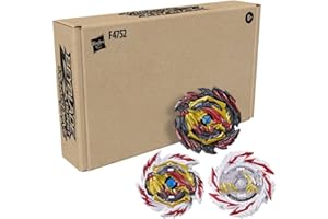 Beyblade Burst Evolution Trio, Pack de 3 toupies Devolos incluant Erase Devolos D5, Venom Devolos D5 et Abyss Devolos D6