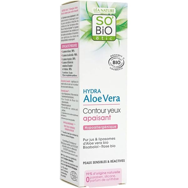 So'Bio Étic Leichte Feuchtigkeitscreme Mit Bio Aloe Vera – 50 Ml Tube, Für Normale Bis Mischhaut, 24 H Hydration