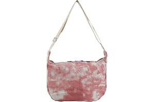 AfitLulu Bolso bandolera para mujer, grande, estilo Tie-Dye, bolso cruzado para mujer, bolso hobo con cremallera y correa ajustable