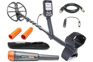 Nokta Simplex+ mit Nokta-Pointer pinpointer, Metallsuchgerät, Detektor, IP68 Komplett wasserdicht, Metalldetektor Profi, Sondeln, Metalldetektor Set